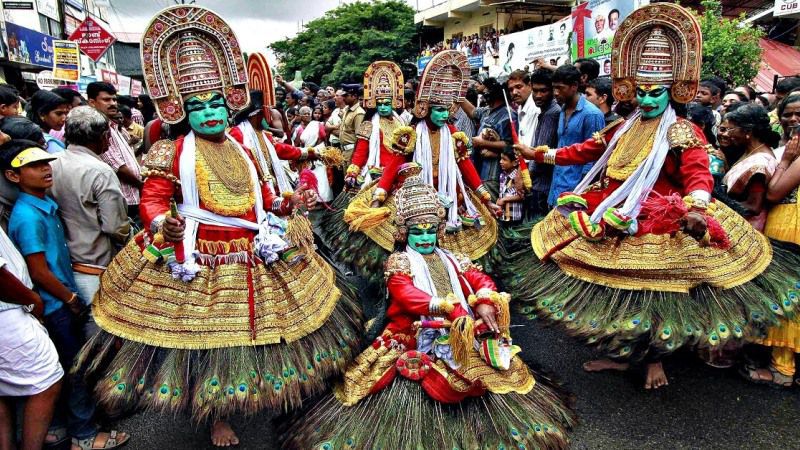 Music, Dance, Colour, Fireworks, Grandeur at Temple Festivals Kerala