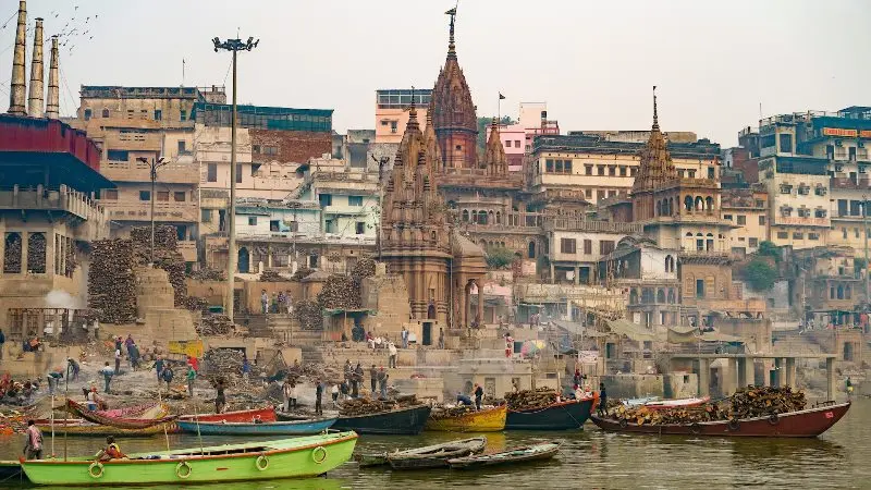 Varanasi di India